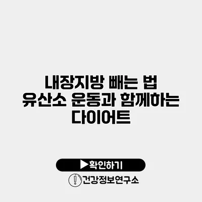 내장지방 빼는 법 유산소 운동과 함께하는 다이어트