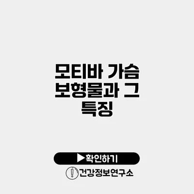모티바 가슴 보형물과 그 특징