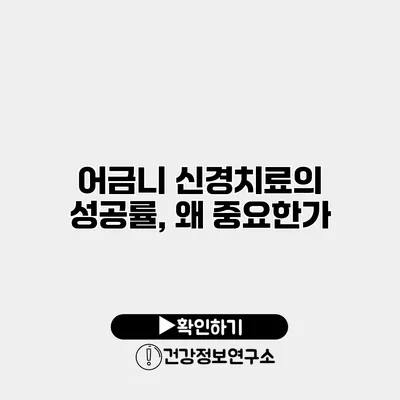 어금니 신경치료의 성공률, 왜 중요한가?